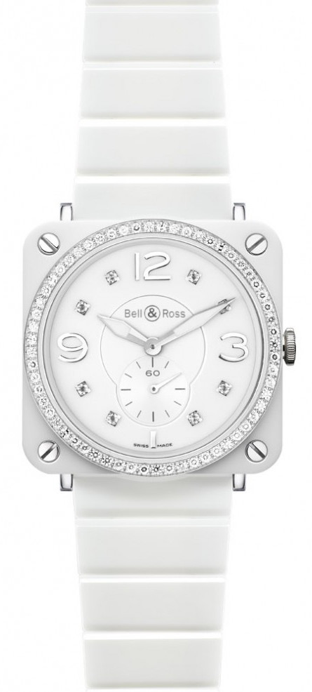 AAA 1:1 Replica Bell-Ross-Aviation Ladies Watches White Dial Quartz 39MM BRS-WHC-PH-LGD_SCE Watch