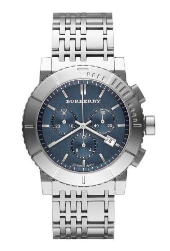 AAA 1:1 Replica Burberry Mens Watches Blue Dial Quartz 42.5MM BU2308 Watch