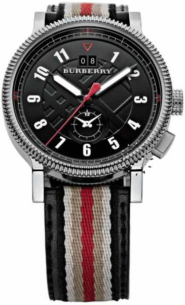 AAA 1:1 Replica Burberry-Endurance-Collection Mens Watches Black Dial Swiss Quartz 44MM BU7680 Watch