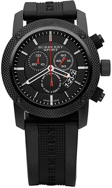 AAA 1:1 Replica Burberry-Sport-Collection Mens Watches Black Dial Swiss Quartz 44MM BU7701 Watch