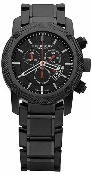 AAA 1:1 Replica Burberry-Sport-Collection Mens Watches Black Dial Swiss Quartz 40MM BU7703 Watch