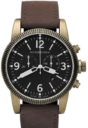 AAA 1:1 Replica Burberry Mens Watches Black Dial Quartz 45MM BU7810 Watch