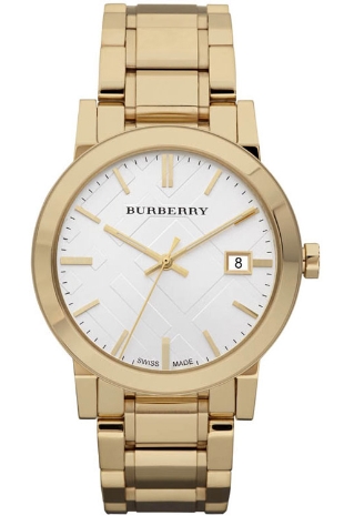 AAA 1:1 Replica Burberry Mens Watches White Dial Quartz BU9003 Watch