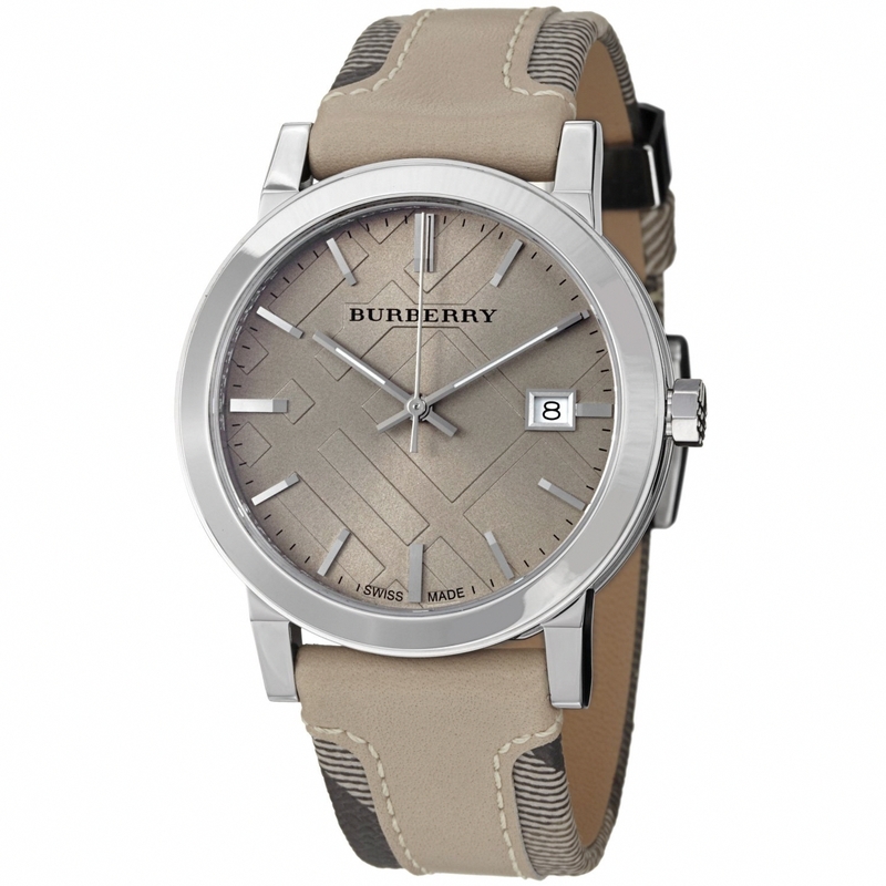 AAA 1:1 Replica Burberry-Heritage-Collection Mens Watches Beige Dial Swiss Quartz 38MM BU9021 Watch