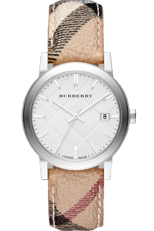 AAA 1:1 Replica Burberry Ladies Watches Silver Dial Quartz 38MM BU9025 Watch