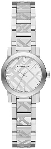 AAA 1:1 Replica Burberry Ladies Watches Silver Dial Quartz 26MM BU9233 Watch
