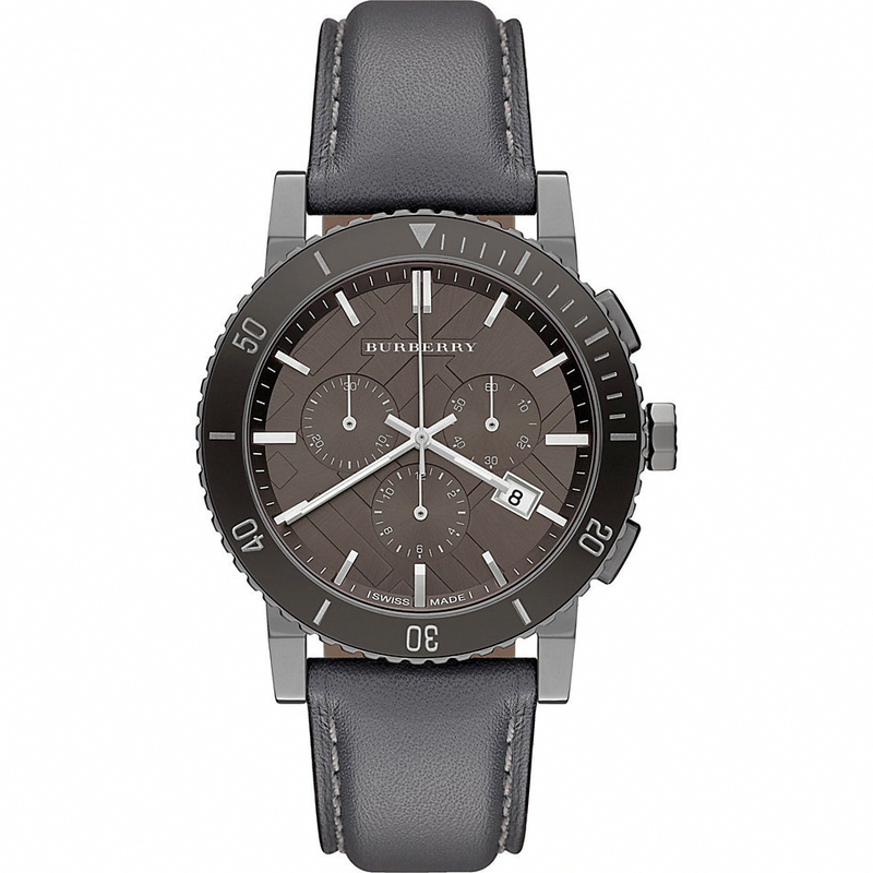 AAA 1:1 Replica Burberry Mens Watches Gray Dial Quartz 42MM BU9384 Watch