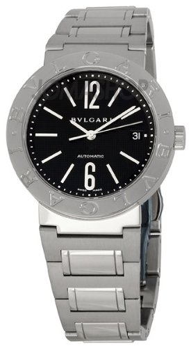AAA 1:1 Replica Bvlgari Mens Watches Black Dial Automatic self wind 38MM BVLBB38BSSDAUTON Watch