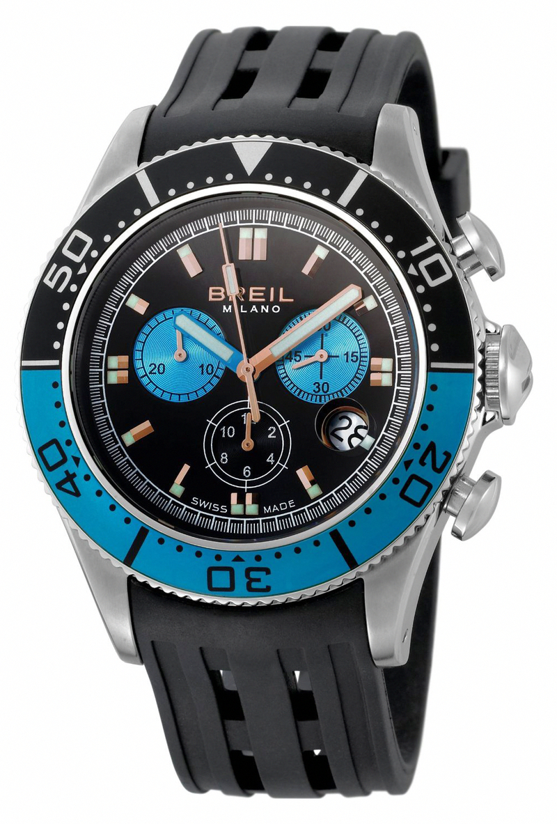 AAA 1:1 Replica Breil Mens Watches Black Dial Quartz 44MM BW0405 Watch