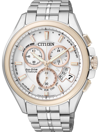 AAA 1:1 Replica Citizen-Eco-drive Mens Watches White Dial Eco Drive 43MM BY0054-57A Watch