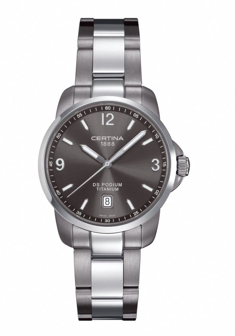 AAA 1:1 Replica Certina-DS-Podium Mens Watches Gray Dial Quartz 38MM C001.410.44.087.00 Watch