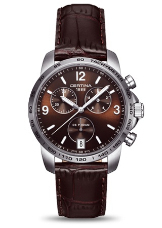 AAA 1:1 Replica Certina-DS-Podium Mens Watches Brown Dial Quartz 40MM C001.417.16.297.00 Watch