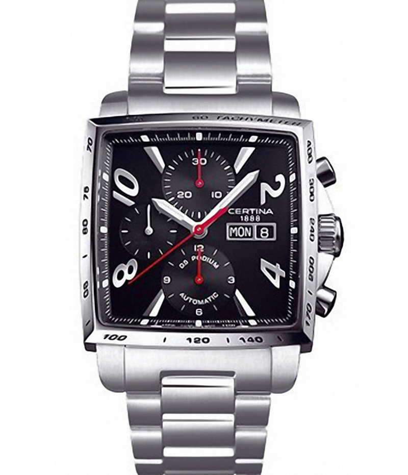 AAA 1:1 Replica Certina-DS-Podium-Square Mens Watches Black Dial Automatic 39MM C001.514.11.057.00 Watch