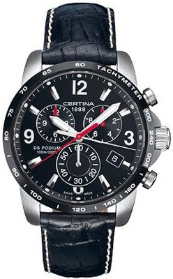 AAA 1:1 Replica Certina-DS-Podium-Big-Size Watches Black Dial Quartz 42MM C001.617.26.057.00 Watch