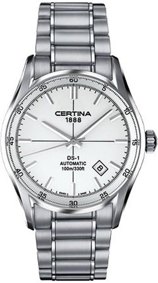 AAA 1:1 Replica Certina-Gent--Collection-DS-1 Mens Watches White Dial Automatic 39MM C006.407.11.031.00 Watch