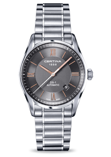AAA 1:1 Replica Certina-Gent--Collection-Ds-1 Mens Watches Gray Dial Automatic 39MM C006.407.11.088.01 Watch