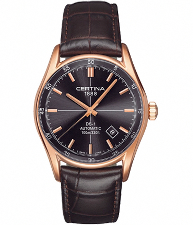 AAA 1:1 Replica Certina-Gent--Collection-DS-1 Mens Watches Black Dial Automatic 39MM C006.407.36.081.00 Watch