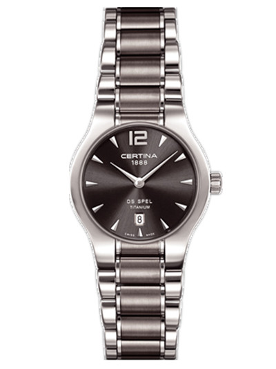 AAA 1:1 Replica Certina-DS-Spel-Lady-Round Ladies Watches Black Dial Quartz 30MM C012.209.44.087.00 Watch