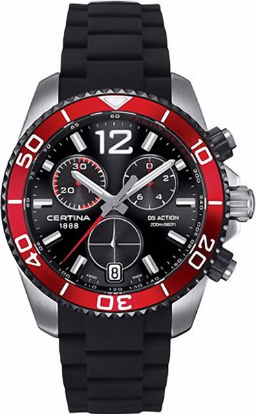 AAA 1:1 Replica Certina-DS-Action Mens Watches Black Dial Quartz 42.5MM C013.417.27.057.00 Watch