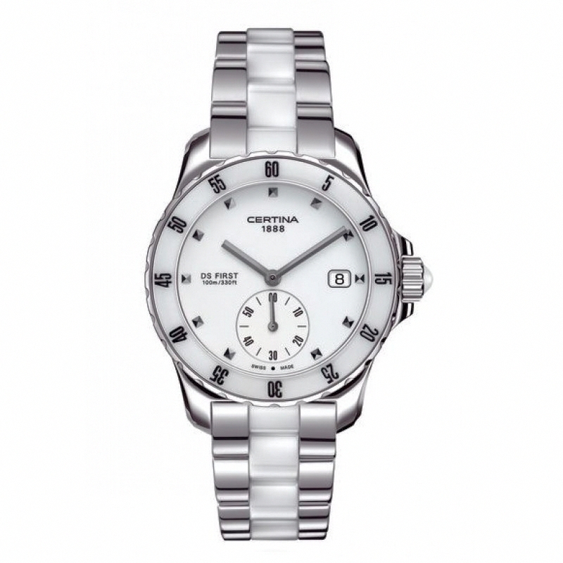 AAA 1:1 Replica Certina-DS-First-Lady-Ceramic-Series Ladies Watches Dial Quartz 34.8MM C014.235.11.011.01 Watch