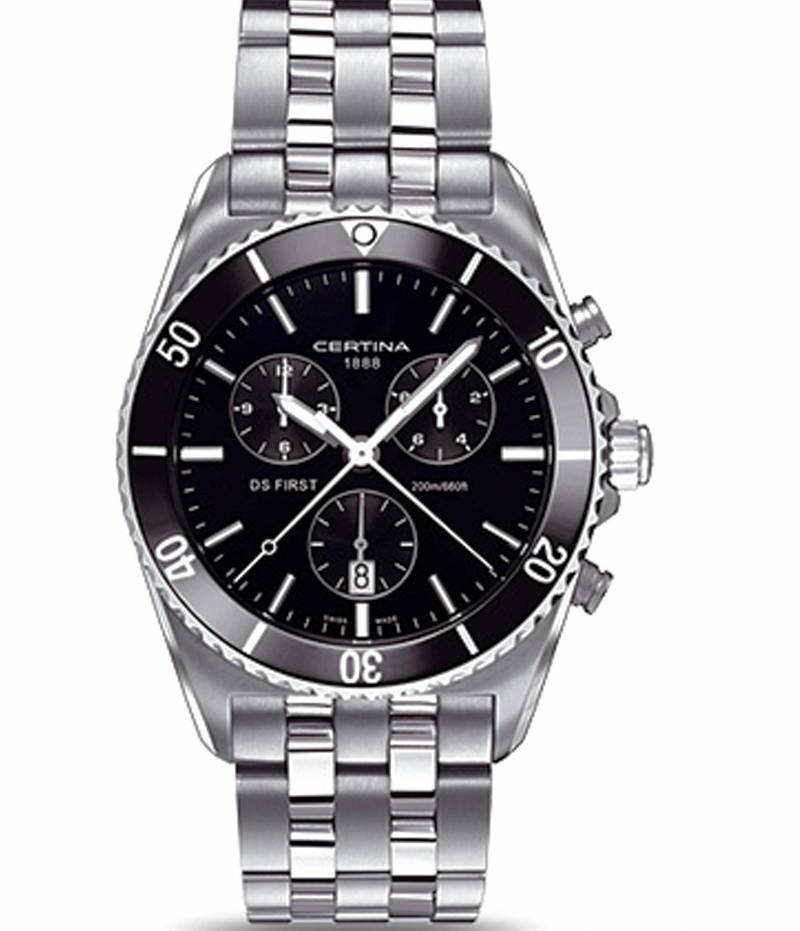 AAA 1:1 Replica Certina-DS-First Mens Watches Black Dial Quartz 41MM C014.417.11.051.00 Watch