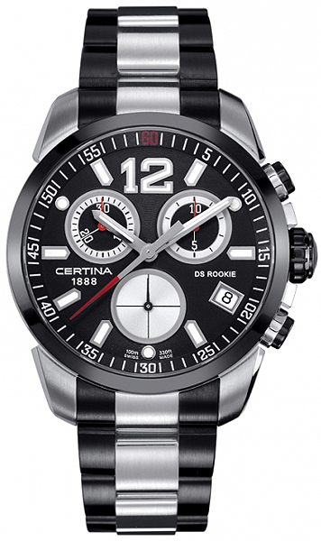 AAA 1:1 Replica Certina-DS-Rookie Mens Watches Black Dial Swiss Quartz 43MM C016.417.22.057.00 Watch