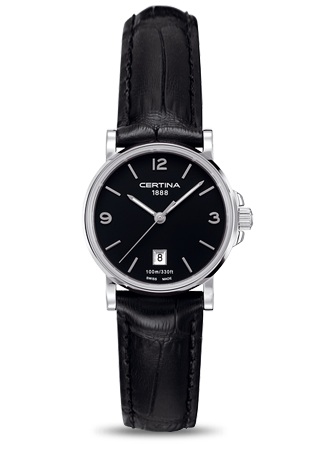 AAA 1:1 Replica Certina-DS-Caimano-Lady Ladies Watches Black Dial Quartz 27MM C017.210.16.057.00 Watch