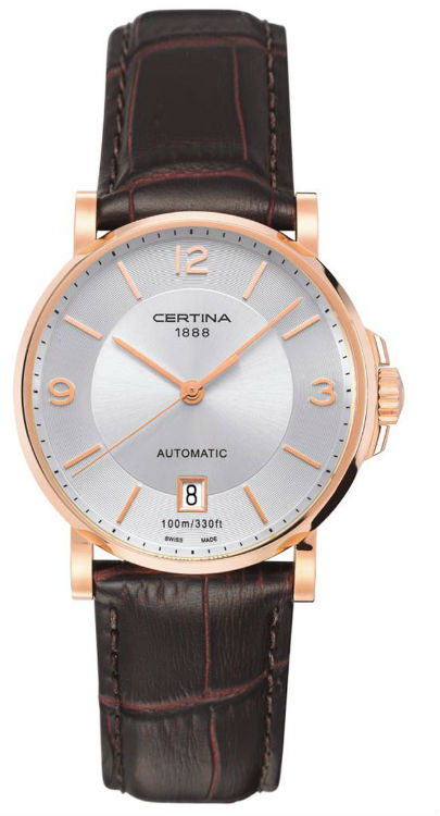 AAA 1:1 Replica Certina-Ds-Caimano-Gent Mens Watches Silver Dial Automatic 38MM C017.407.36.037.00 Watch