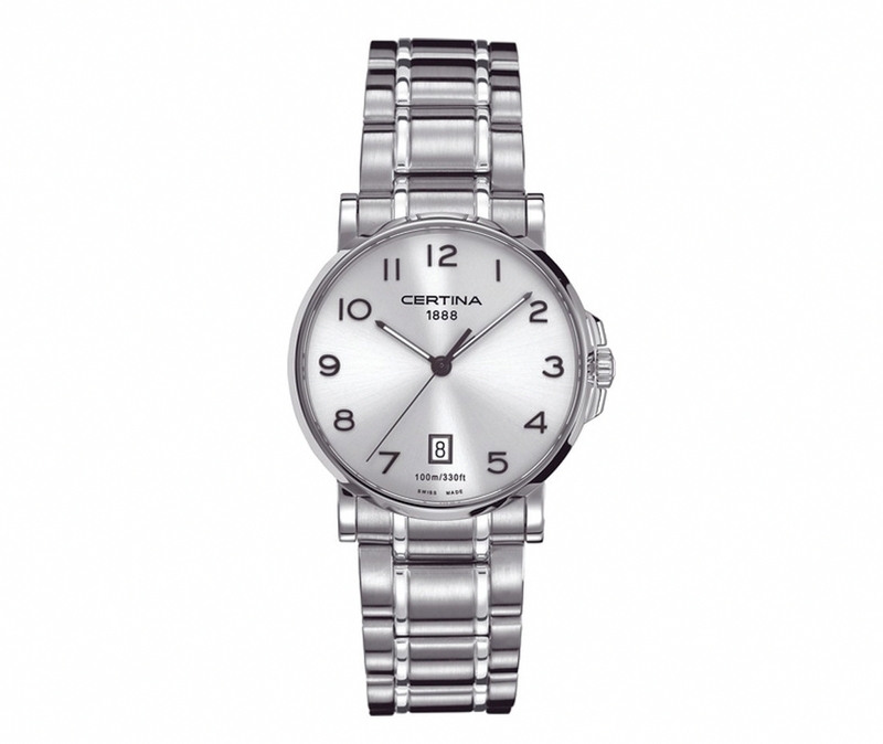 AAA 1:1 Replica Certina-DS-Caimano-Gent Mens Watches Silver Dial Quartz 38MM C017.410.11.032.00 Watch