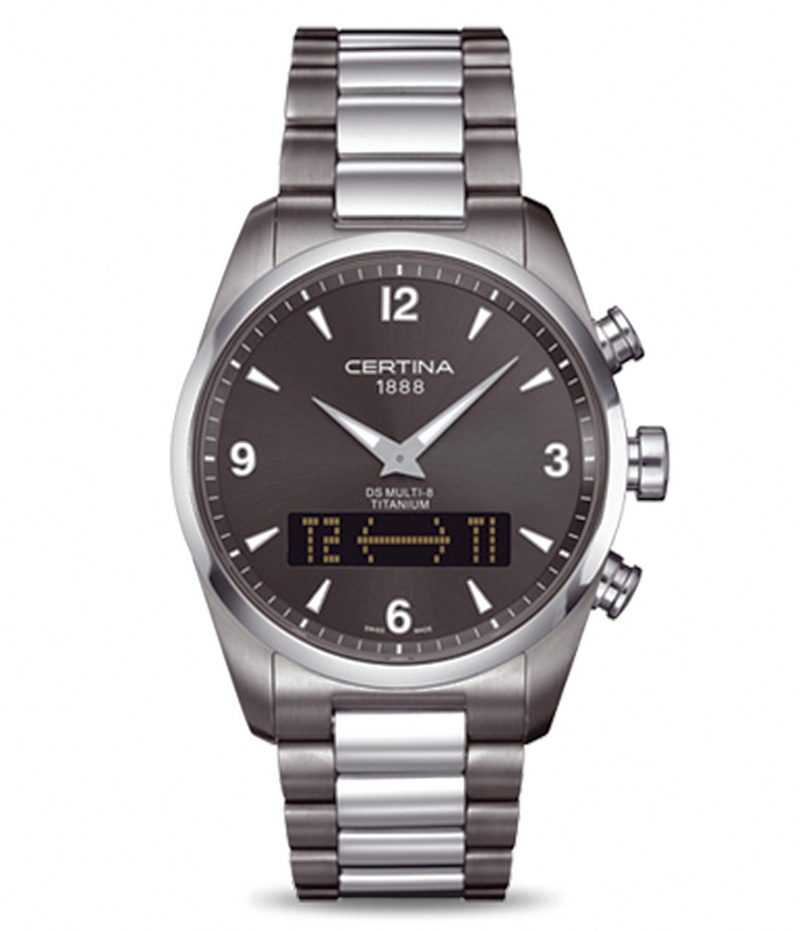 AAA 1:1 Replica Certina-Ds-Multi-8 Mens Watches Gray Dial Quartz 42MM C020.419.44.087.00 Watch