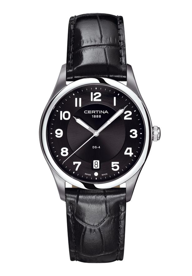 AAA 1:1 Replica Certina-Ds-4 Mens Watches Black Dial Quartz 37MM C022.410.16.050.00 Watch