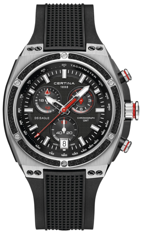 AAA 1:1 Replica Certina-Ds-Eagle Mens Watches Black Dial Quartz 46MM C023.739.27.051.00 Watch