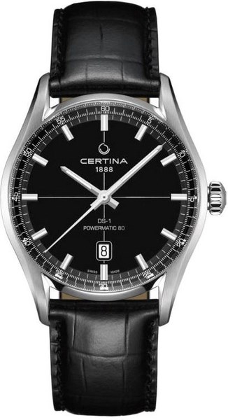AAA 1:1 Replica Certina-Ds-1-Powermatic-80 Mens Watches Black Dial Automatic 40MM C029.407.16.051.00 Watch