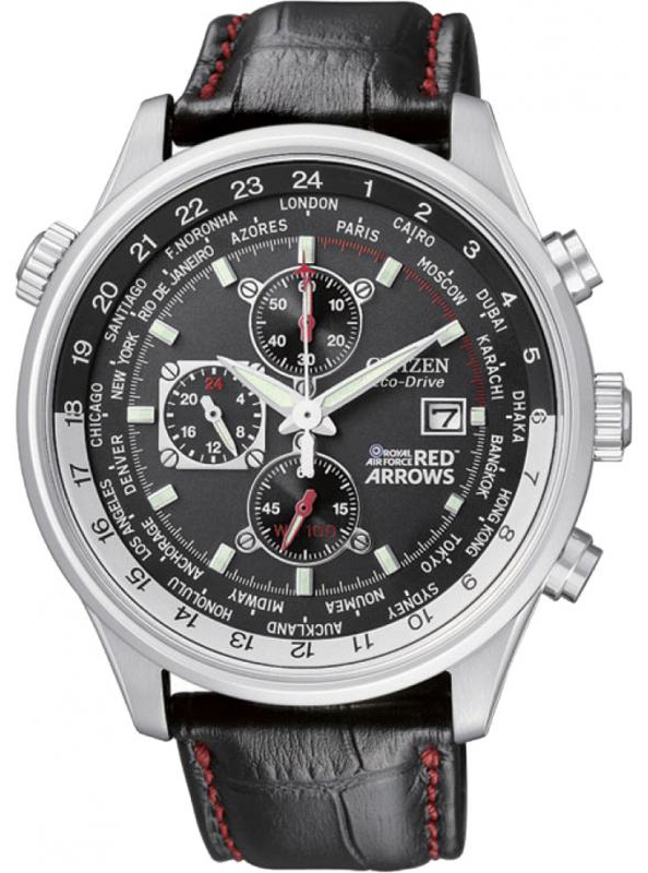 AAA 1:1 Replica Citizen-Eco-drive Mens Watches Black Dial Eco-Drive 43MM CA0080-03E Watch
