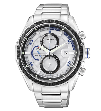 AAA 1:1 Replica Citizen-Eco-Drive Mens Watches White Dial Eco Drive 43MM CA0120-51A Watch