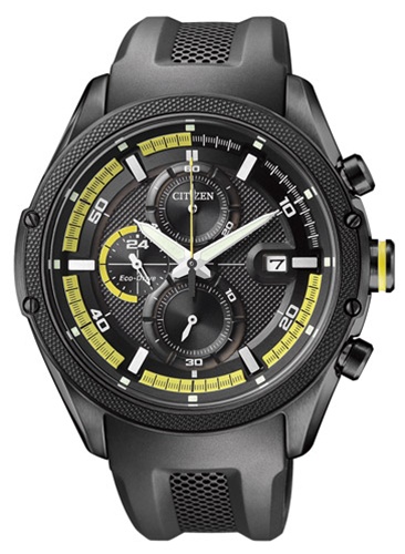 AAA 1:1 Replica Citizen-Eco-Drive Mens Watches Black Dial Eco Drive 45MM CA0125-07E Watch