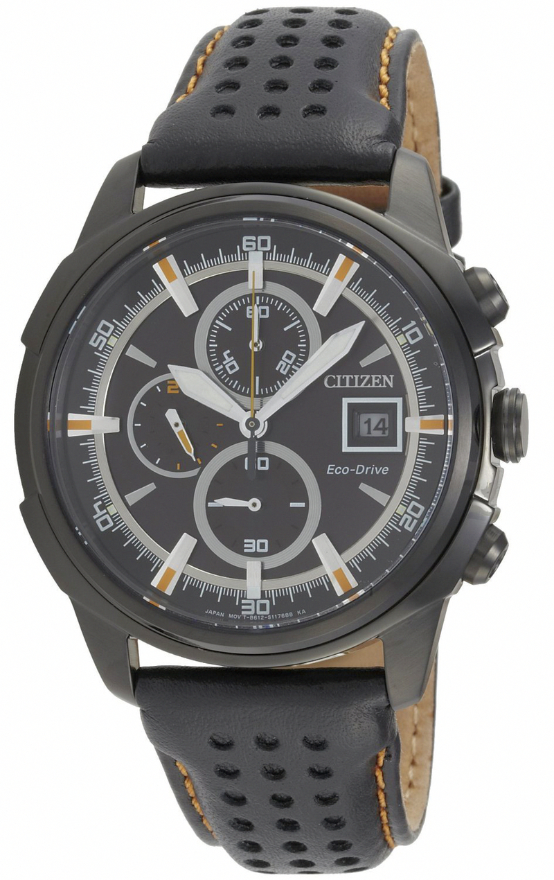 AAA 1:1 Replica Citizen-Eco-drive Mens Watches Black Dial Eco Drive 43MM CA0375-00E Watch