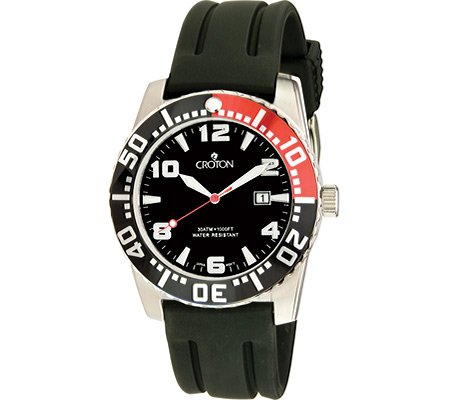 AAA 1:1 Replica Croton Mens Watches Black Dial Japanese Quartz CA301048BSRD Watch