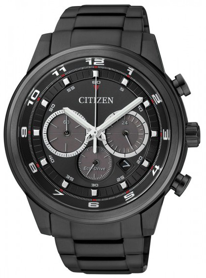AAA 1:1 Replica Citizen-Eco-drive Mens Watches Black Dial Eco Drive 44MM CA4035-57E Watch