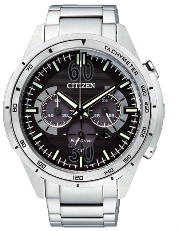 AAA 1:1 Replica Citizen-Eco-drive Mens Watches Black Dial Eco Drive 45MM CA4120-50E Watch
