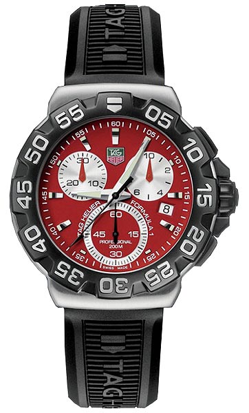 AAA 1:1 Replica TAG-Heuer-Formula-1 Mens Watches Red Dial Quartz 41MM CAH1112.BT0714 Watch