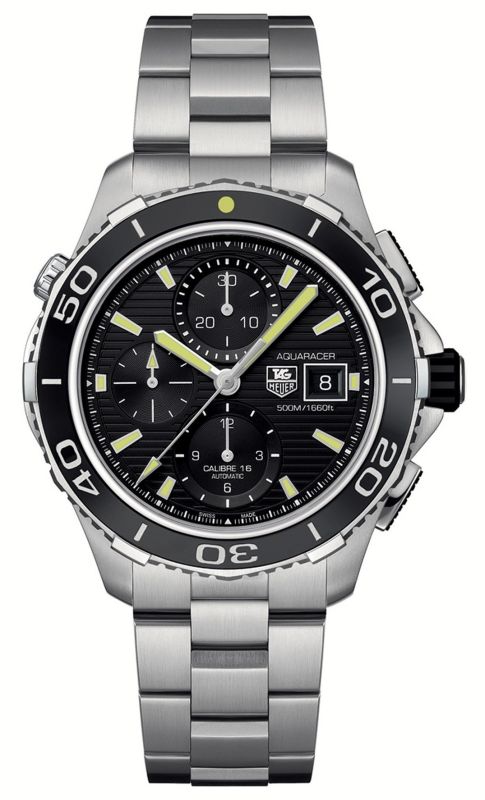 AAA 1:1 Replica TAG-Heuer-Aquaracer Mens Watches Black Dial Automatic 43MM CAK2111.BA0833 Watch