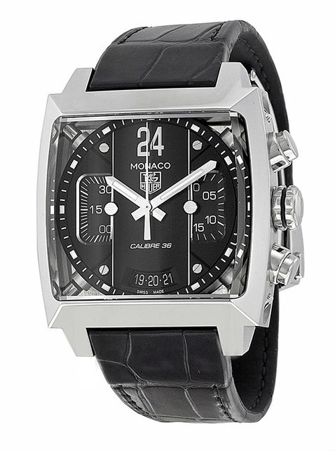 AAA 1:1 Replica TAG-Heuer-Monaco Mens Watches Black Dial Automatic 40.5MM CAL5113.FC6329 Watch