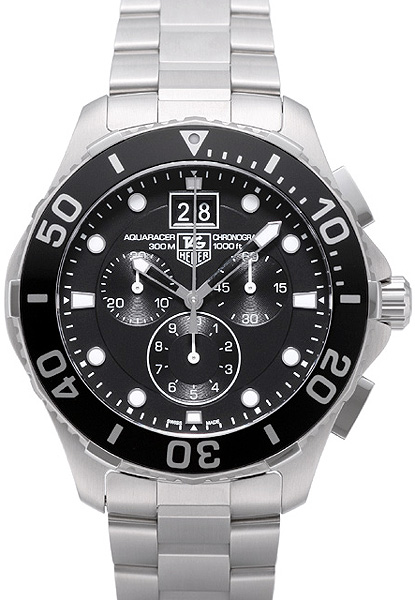 AAA 1:1 Replica TAG-Heuer-Aquaracer Mens Watches Black Dial Quartz 43MM CAN1010.BA0821 Watch