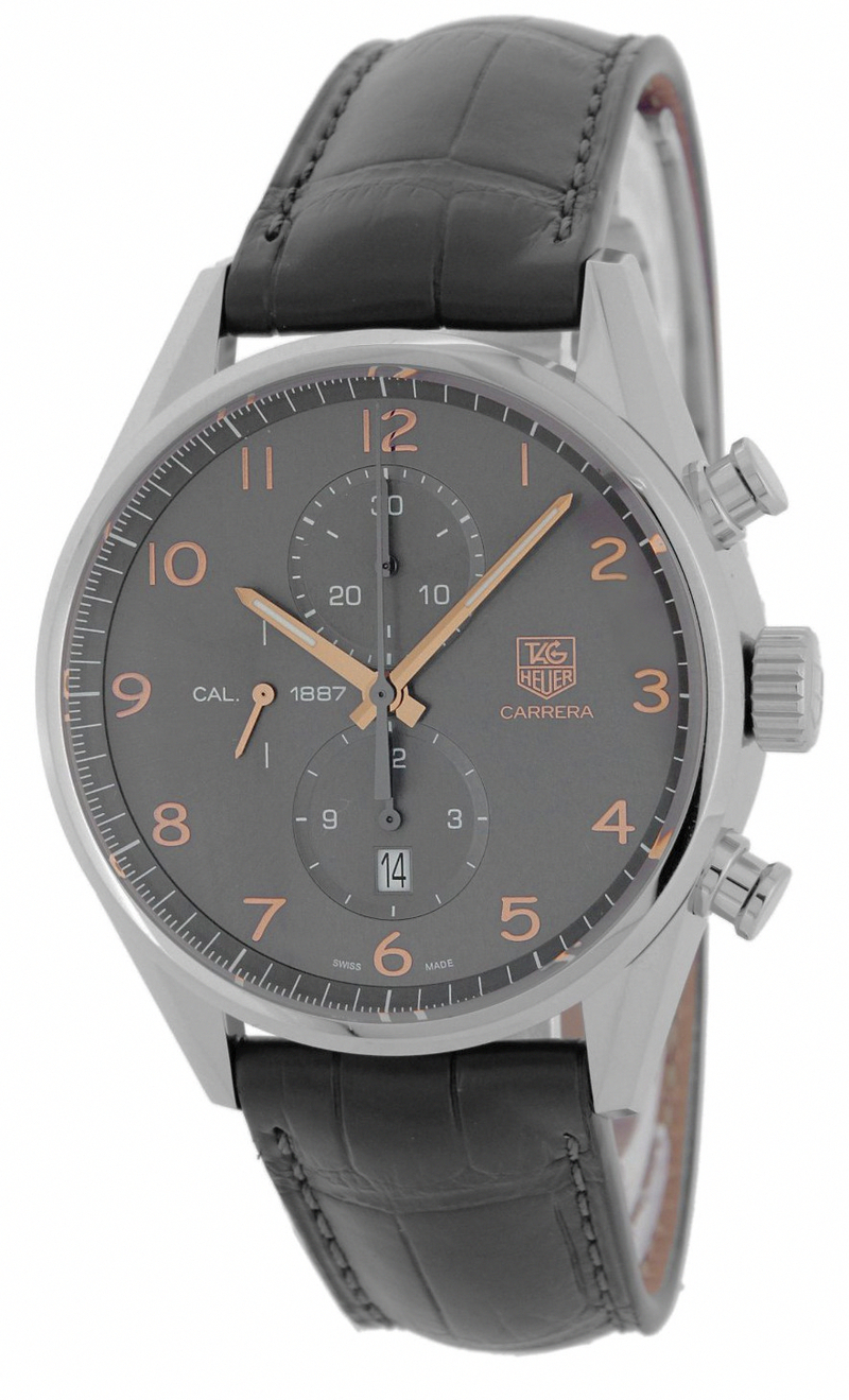 AAA 1:1 Replica TAG-Heuer-Carrera Mens Watches Gray Dial Automatic 43MM CAR2013.FC6313 Watch