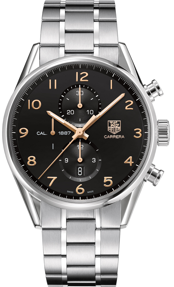 AAA 1:1 Replica TAG-Heuer-Carrera Mens Watches Black Dial Automatic 43MM CAR2014.BA0796 Watch