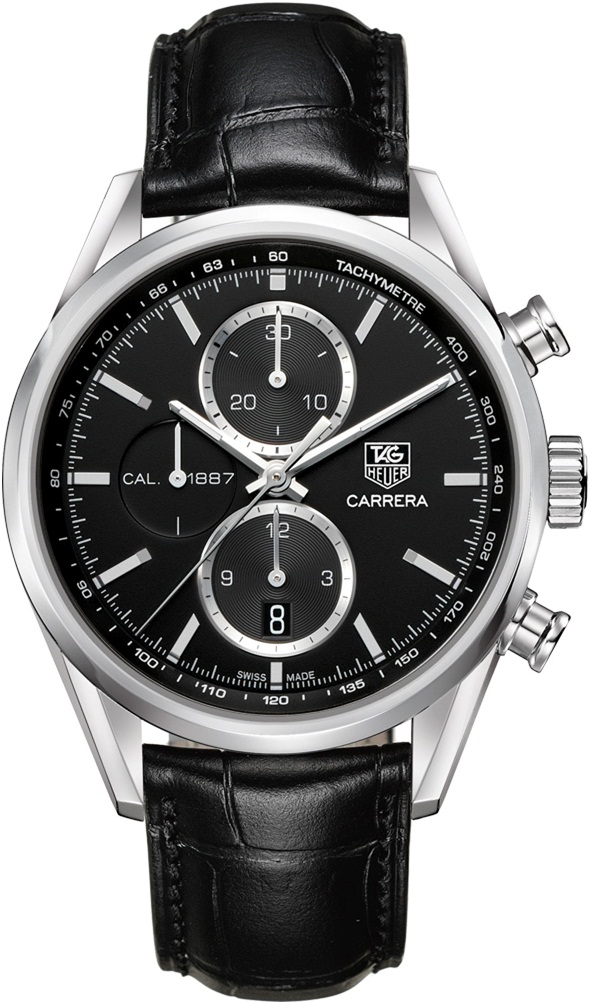 AAA 1:1 Replica TAG-Heuer-Carrera Mens Watches Black Dial Automatic 41MM CAR2110.FC6266 Watch
