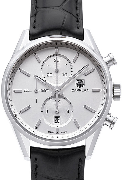 AAA 1:1 Replica TAG-Heuer-Carrera Mens Watches Silver Dial Automatic 41MM CAR2111.FC6266 Watch