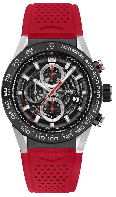 AAA 1:1 Replica TAG-Heuer-Carrera Mens Watches Black Dial Automatic 45MM CAR2A1Z.FT6050 Watch