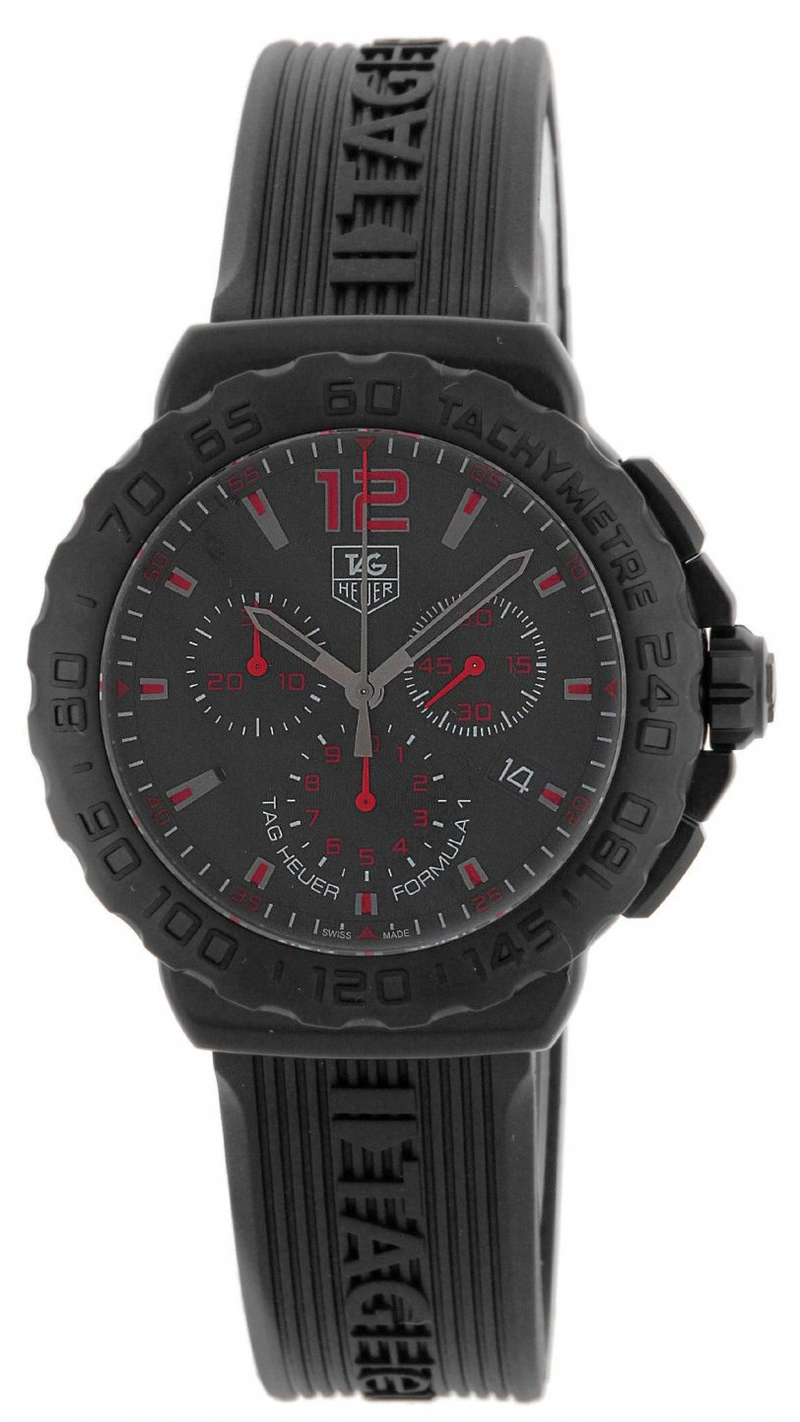 AAA 1:1 Replica TAG-Heuer-Formula-1 Mens Watches Black Dial Quartz 42MM CAU111A.FT6024 Watch